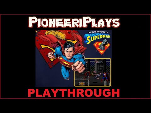 The Death and Return of Superman (SNES) - Playthrough