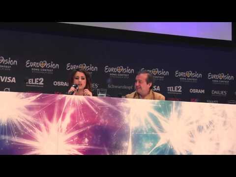 ESCKAZ in Stockholm: Press conference from Barei (Spain)