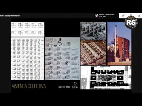 Clase de Vivienda Colectiva, 3° Parte 27/05/2021 - Arq. Miguel Angel Roca