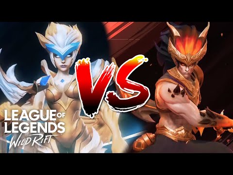 Wild Rift Yasuo Nightbringer & Riven Dawnbringer Skin Trailer (CN) | League of Legends: Wild Rift
