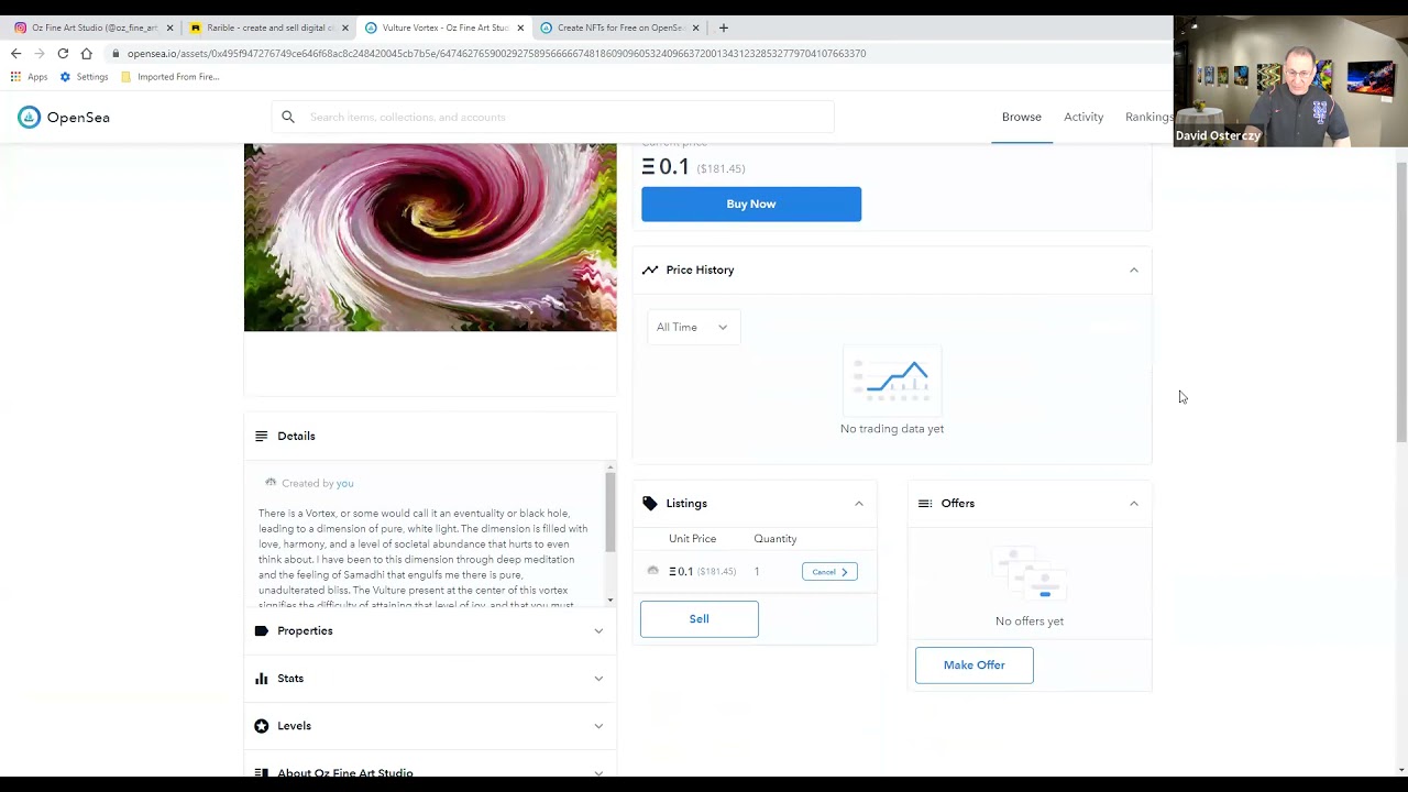 Open Sea-Create multiple copies of your NFT's