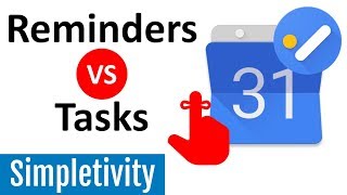 Task and Reminders in New Google Calendar