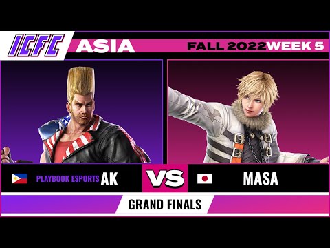 AK (Paul) vs Masa (Leo) - Grand Finals ICFC TEKKEN Asia: Fall 2022 - Week 5