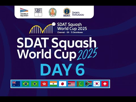 Day 6 -  Finale - SDAT Squash World Cup 2025 | Express Avenue Mall, Chennai 2025