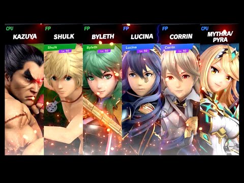 Super Smash Bros Ultimate Amiibo Fights – Kazuya & Co #77 Timed Stage Morph Team Battle