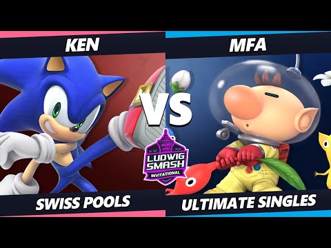 Ludwig Invitational - KEN (Sonic) Vs. MFA (Olimar) SSBU Ultimate Tournament