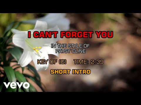 I Can't Forget - Patsy Cline