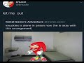 Knuckles raps but with a better rapper