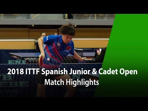 2018 Spanish Junior & Cadet Open Highlights | Zuo Yue vs Prithika Pavade (JGS-Final)