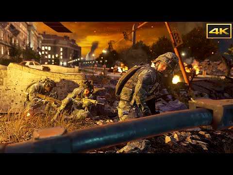 Battle of Washington D.C | Immersive Ultra Graphics Gameplay [4K UHD 60FPS] Call of Duty