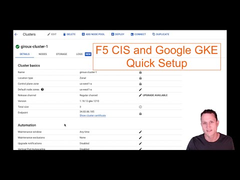 F5 CIS and Google GKE Jeff's Quick Setup