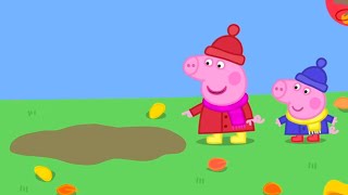 Peppa Pig And George Jump In Muddy Puddles 🐷 🍁 Playtime With Peppa