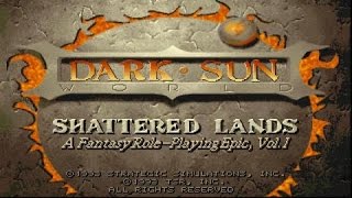 Dark Sun: Shattered Lands gameplay (PC Game, 1993)