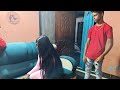 Long Hair Play And Pulling By Male Brother Saraswati Das