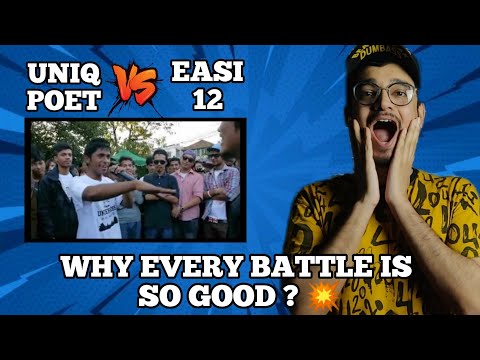 INDIAN RAPPER REACTS TO - Easi 12 Vs Unik Poet - Raw Barz (RAP BATTLE) | REACTION / REVIEW