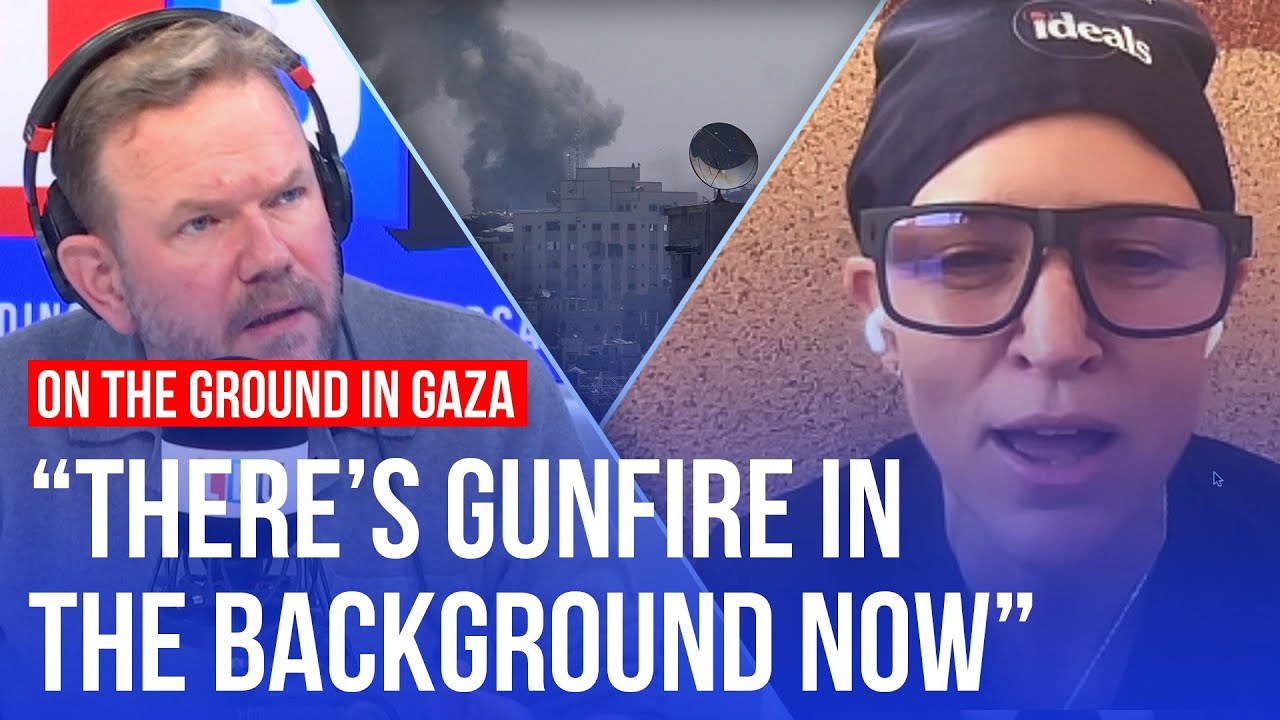 Gunshots heard live on air as Israel launches attacks in Gaza | LBC