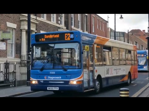 NICE REVVS: Route E2 | NK56FFH/35188 - Stagecoach North East: Dennis Dart SLF/Alexander Pointer 2