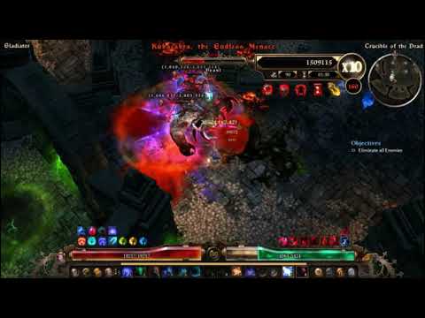 Grim Dawn Word of Pain Hyrian elemental Mage Hunter 150-170