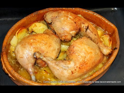 Chicken drumsticks with potatoes (SUPER EASY) / Video nº 41