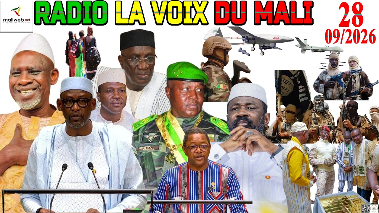 La Revue de Presse de la RADIO LA VOIX DU MALI du 29 Septembre 2026