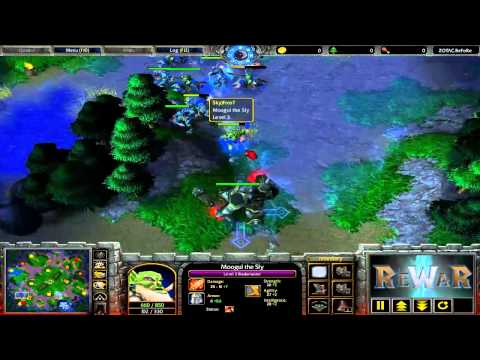 CZE.Cechi (UD) vs Sky)FrosT (ORC) - WarCraft 3 gameplay - RN350