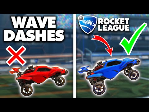 The CORRECT Way to WAVE DASH Rocket League (How to Wavedash Tutorial)