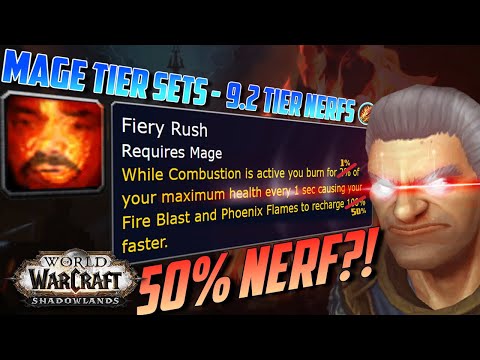 BIG NERFS!! Best 9.2 Mage Spec: Tier opinions on Fire, Frost, Arcane (thoughts & prayers)