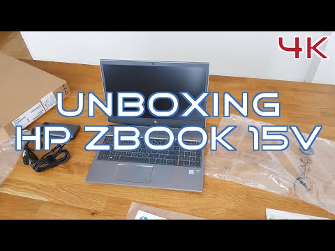 HP ZBook 15V G5 Unboxing 4K (UHD)