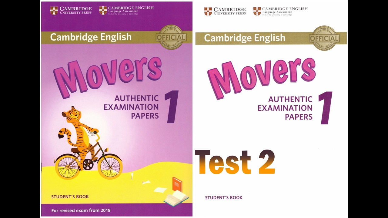 Cambridge YLE Movers  1 Test 2 Authentic Practice Test