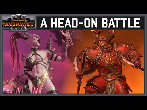 Taking Khorne from the Front - Battle Replay 94 Total War Warhammer  Multiplayer