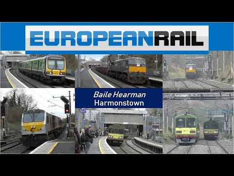 Iarnród Éireann Irish Rail Commuter, DART Enterprise & Tara Mines Ore Trains - Harmonstown Station