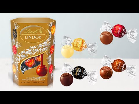 Lindt Lindor Assorted (Leche, Avellanas, White y Extra Dark) x 500g