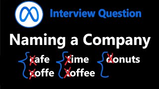 YouTube video 'Naming a Company - Leetcode 2306 - Python'