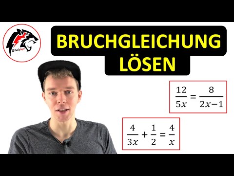 BRUCHGLEICHUNGEN lösen | Mathe Tutorial