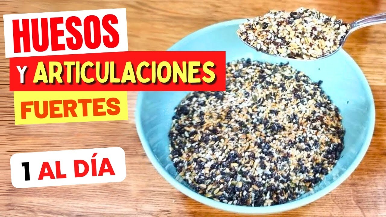Solo 1 AL DÍA para HUESOS FUERTES y ARTICULACIONES SALUDABLES, Aliviar DOLORES y Contra Osteoporosis