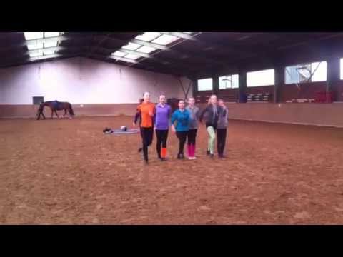 Voltigieren Altenrheine Training Einlaufen 2014