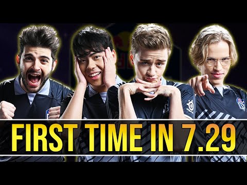 OG First Time together in 7.29 DOTA 2 Patch DOTA 2