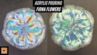 Fiona Flowers With @Fiona-Art New Mix | Acrylic Pouring | LIVE Stream | Fluid Art