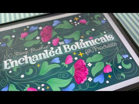 Enchanted Botanicals Stamp Kit for Procreate