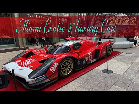 The Fifth Annual Miami Concours 2022- - Showcase of Exotic Cars Returning To Miami Design District