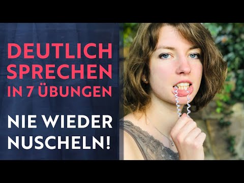 Deutlich Sprechen Übungen - Artikulation verbessern in 7 Übungen