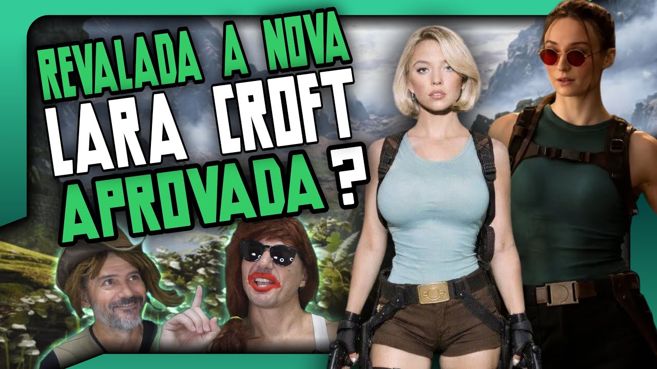 LARA CROFT REVELADA! APROVADA? Sophie Turner #laracroft