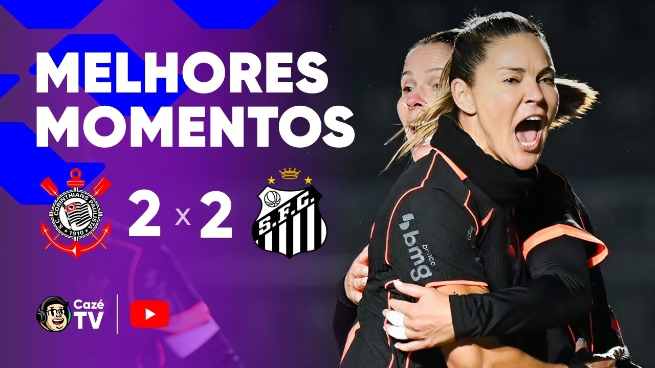 MELHORES MOMENTOS: CORINTHIANS 2 X 2 SANTOS | PAULISTÃO F 2026 | 3ª RODADA