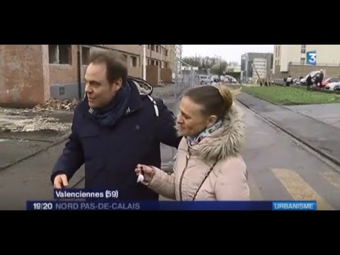 Démolition de la barre Jonas à Valenciennes - Reportage France 3