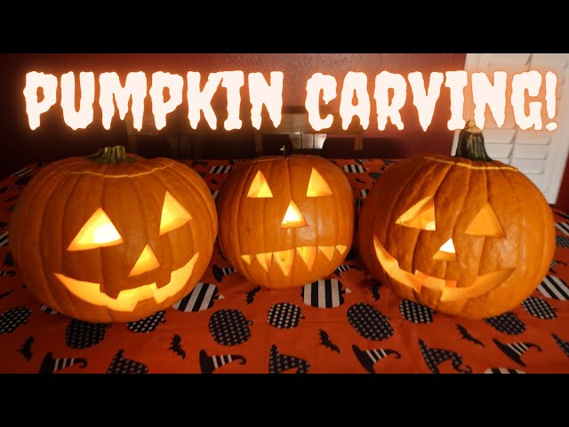 Vídeo relacionado con Kit Calabaza Halloween Decoracion 7Pcs Pumpkin Carving Kit 24Pcs Plantillas Halloween De Tallado Con Bolsa Juego De Herramientas Para Tallar Calabazas Para Adultos Niños