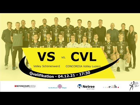 Volley Schönenwerd vs. CONCORDIA Volley Luzern, Qualifikation NLA, 04.12.2021, 17.30 Uhr