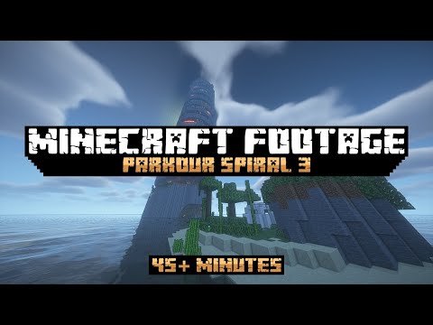45+ minutes of Minecraft Parkour Spiral 3 (QHD (2560x1440) @ 60FPS | Download in the Description)