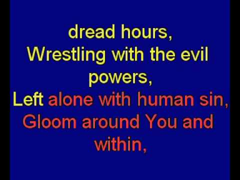 Throned upon the awful tree