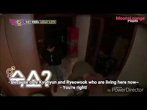 [ENG-SUB] RLM&W 2 - Kyuhyun & Ryeowook living in dorm & SJ's dorm life~