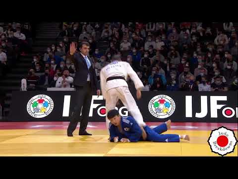 Judo Mens - Baskhuu Yondonperenlei vs. Channyeong Kim - U66 Grand Slam Paris 2022